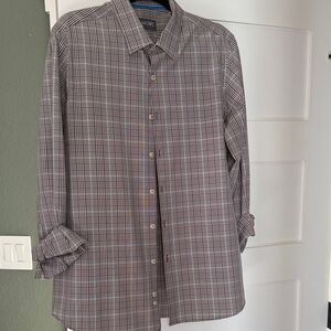 MCVI Men's Classic Tan Plaid Shirt